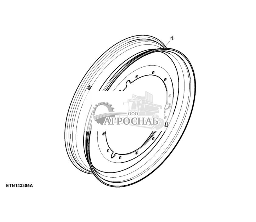 Литые ободья задних колес, DW10X50, мост с реечной передачей - ST840009 184.jpg